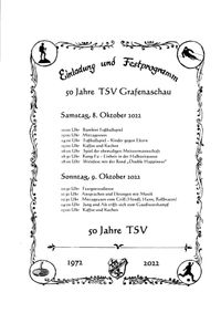 220824 Festprogramm 50 Jahre TSV